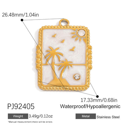 Rainbow Unicorn Stainless Steel DIY Pendant Jewelry for Bracelets and Necklaces
