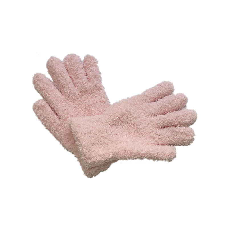 Cute Winter Thick Fuzzy Plush Gloves