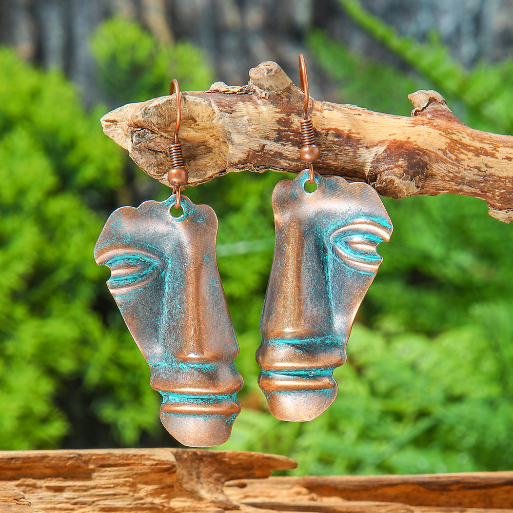Vintage Geometric Earrings Set Bohemian Style