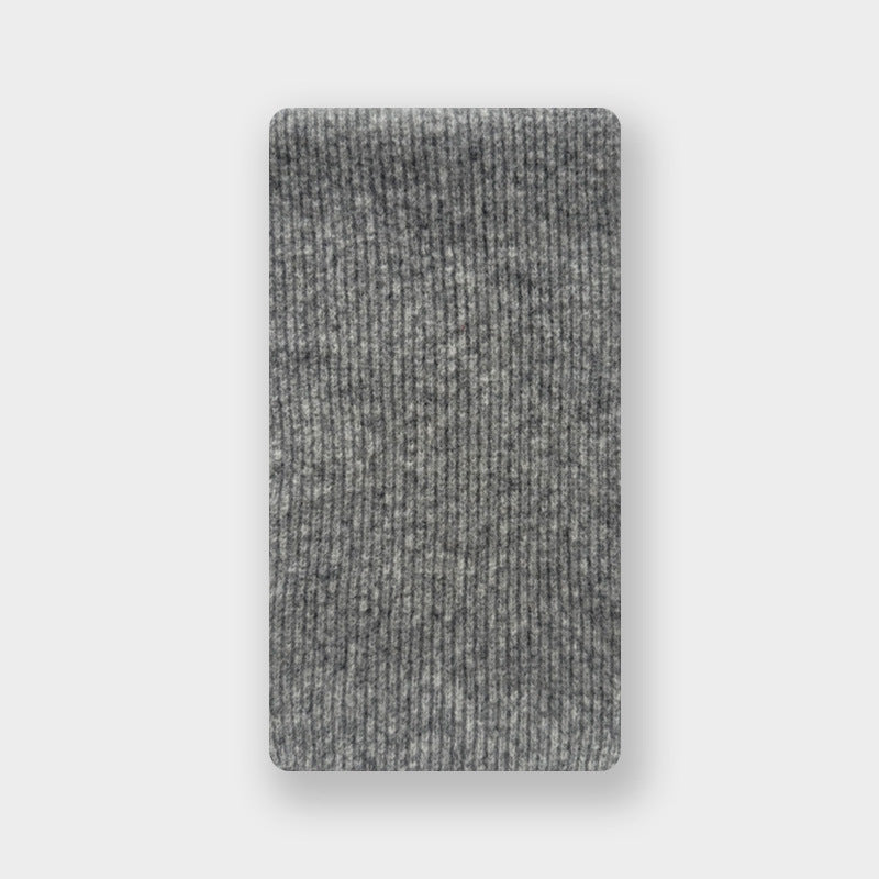 Solid Color Wool Knit Scarf for Women – Winter Style
