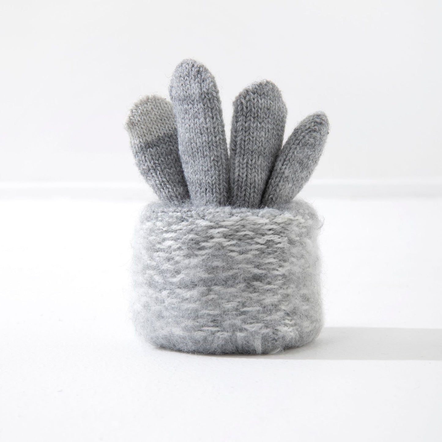 Winter Touchscreen Gloves Warm Acrylic Knitted Cycling Gloves