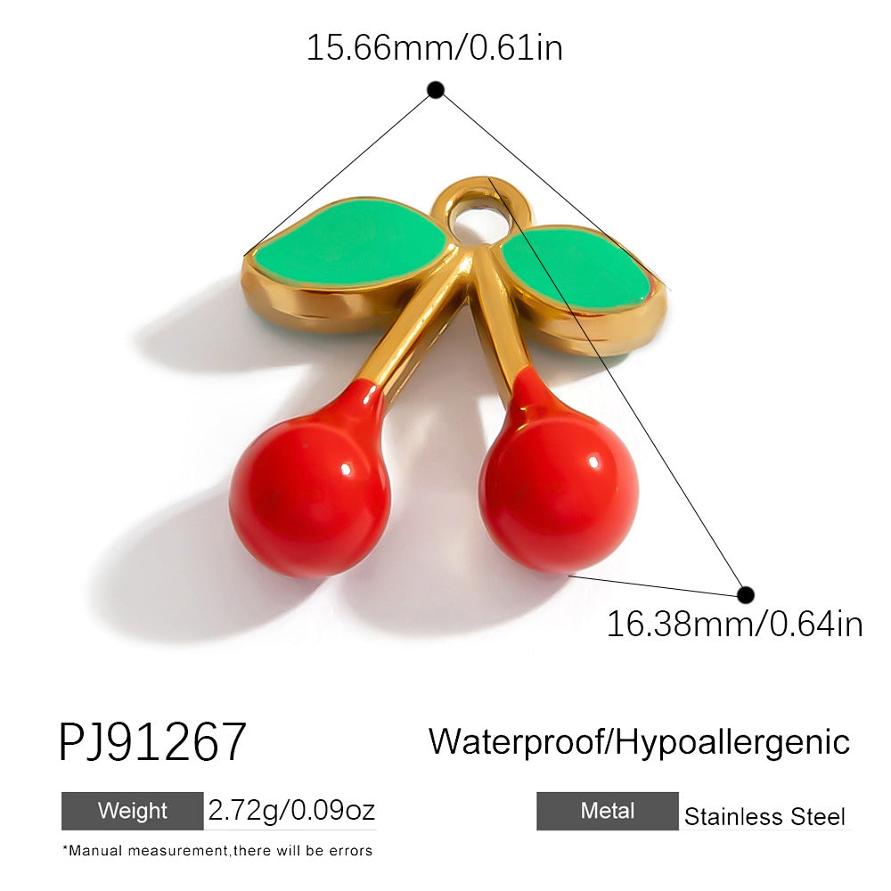 Mini Fruit Cartoon DIY Jewelry Accessories Handmade Necklace Bracelet