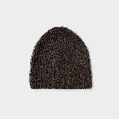 Solid Color Wool Blend Knit Beanie for Men and Women