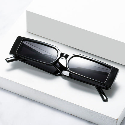 Trendy Rectangular Sunglasses for Women Fashionable Hip Hop Shades