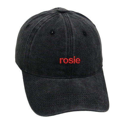 Vintage Washed Letter Embroidered Baseball Cap