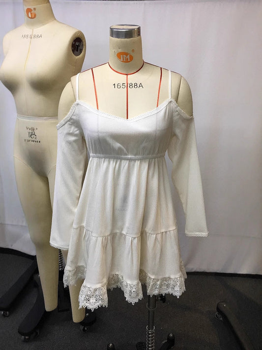 Retro Western Casual Long Sleeve Dress