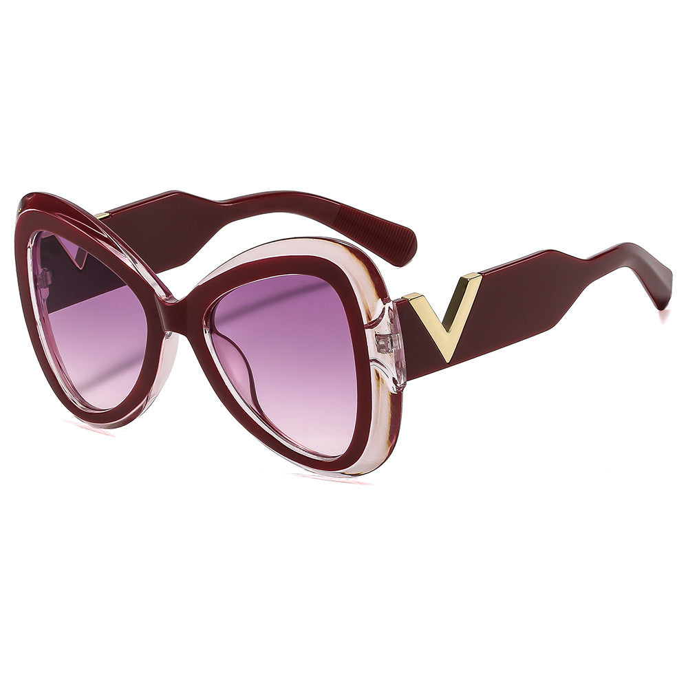 Trendy Butterfly Sunglasses Non-Polarized UV400 Protection