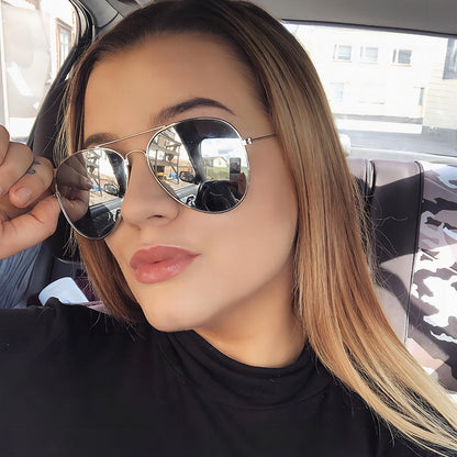 Classic Retro UV400 Men's Sunglasses with Metal Frames