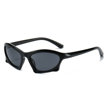 Geometric Retro Sunglasses Stylish Full Frame UV400 Protection