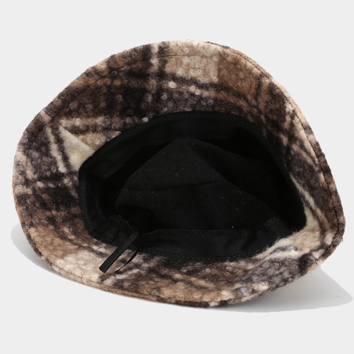 Vintage Fuzzy Plush Thick Warm Bucket Hat