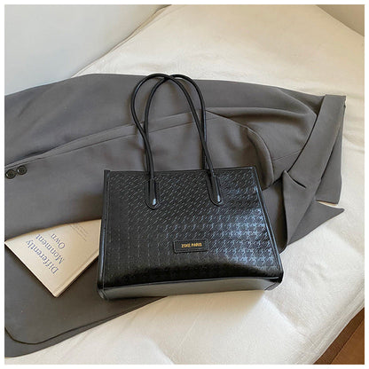 Large Capacity Houndstooth Tote Bag For Women Casual Stylish