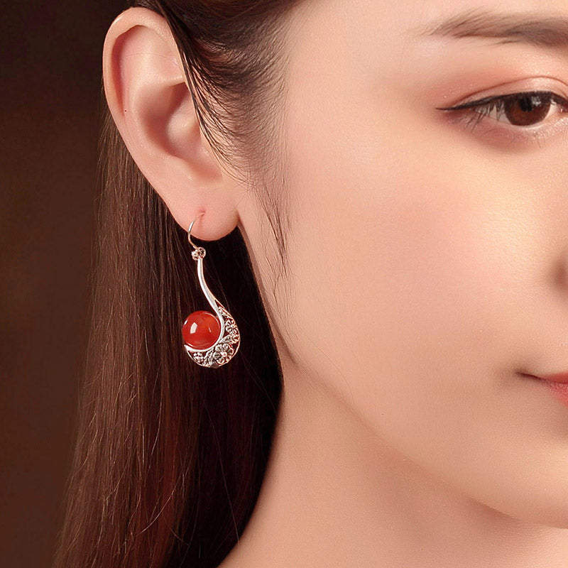 Antique Earrings Temperament Personality Versatile Pendant Simple And Generous Earrings