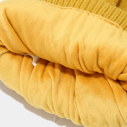 Winter Knit Thick Warm Scarf Hat Gloves Set