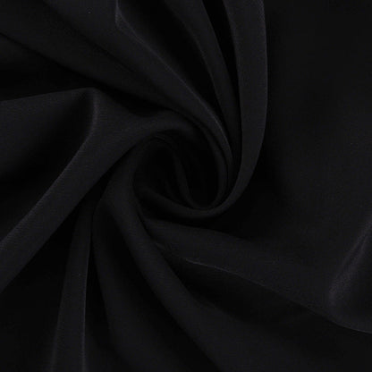 French Style Black A-Line Dress With Peter Pan Collar
