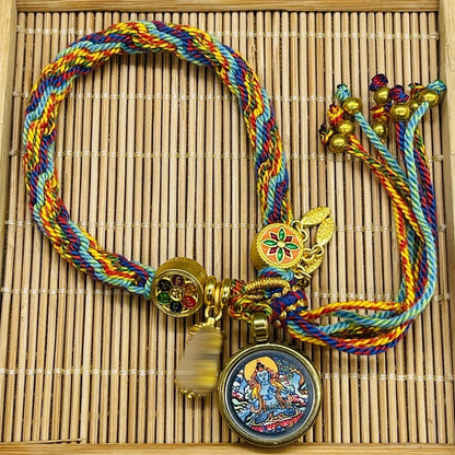 Tibet Hand-Woven Diamond Rope Hand Rope Bracelet Jewelry Gifts