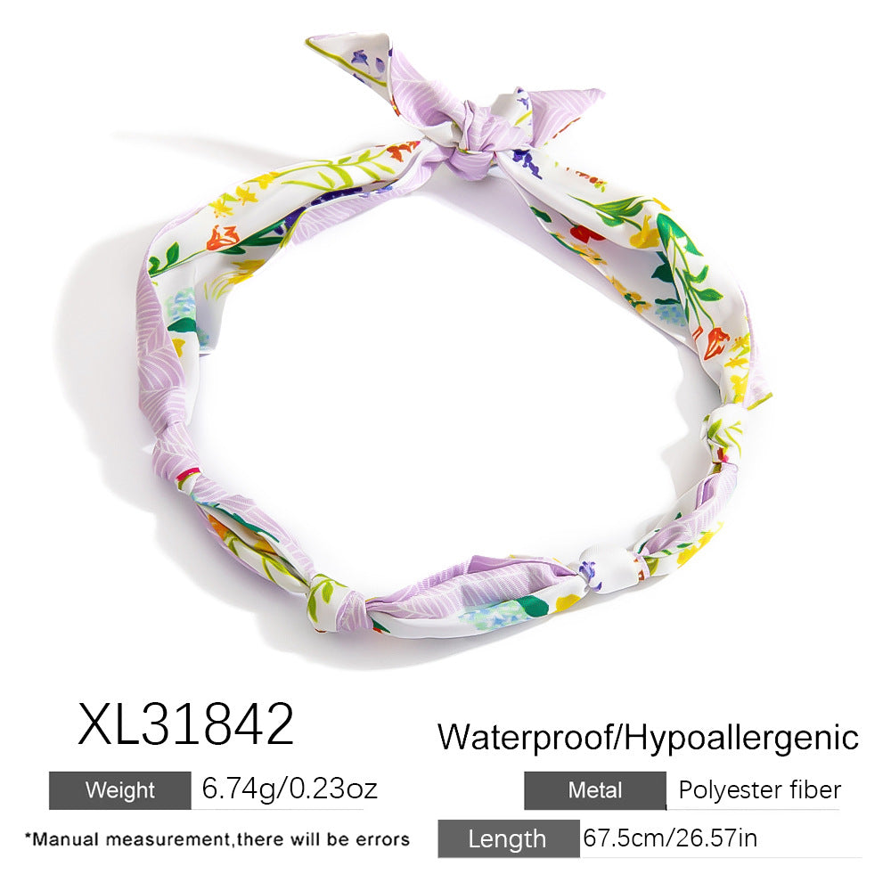 Stylish Floral Stainless Steel Necklace for Women