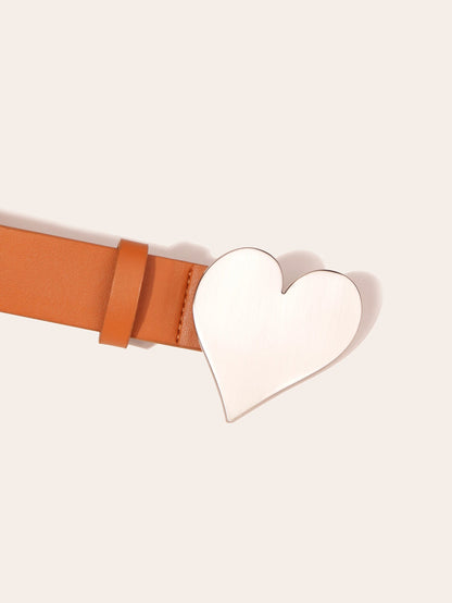 Love Shaped Punk Street Leather Belt