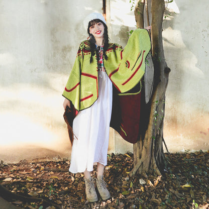 Ethnic And Ancient Style Warm Shawl Travel And Holiday Scarf