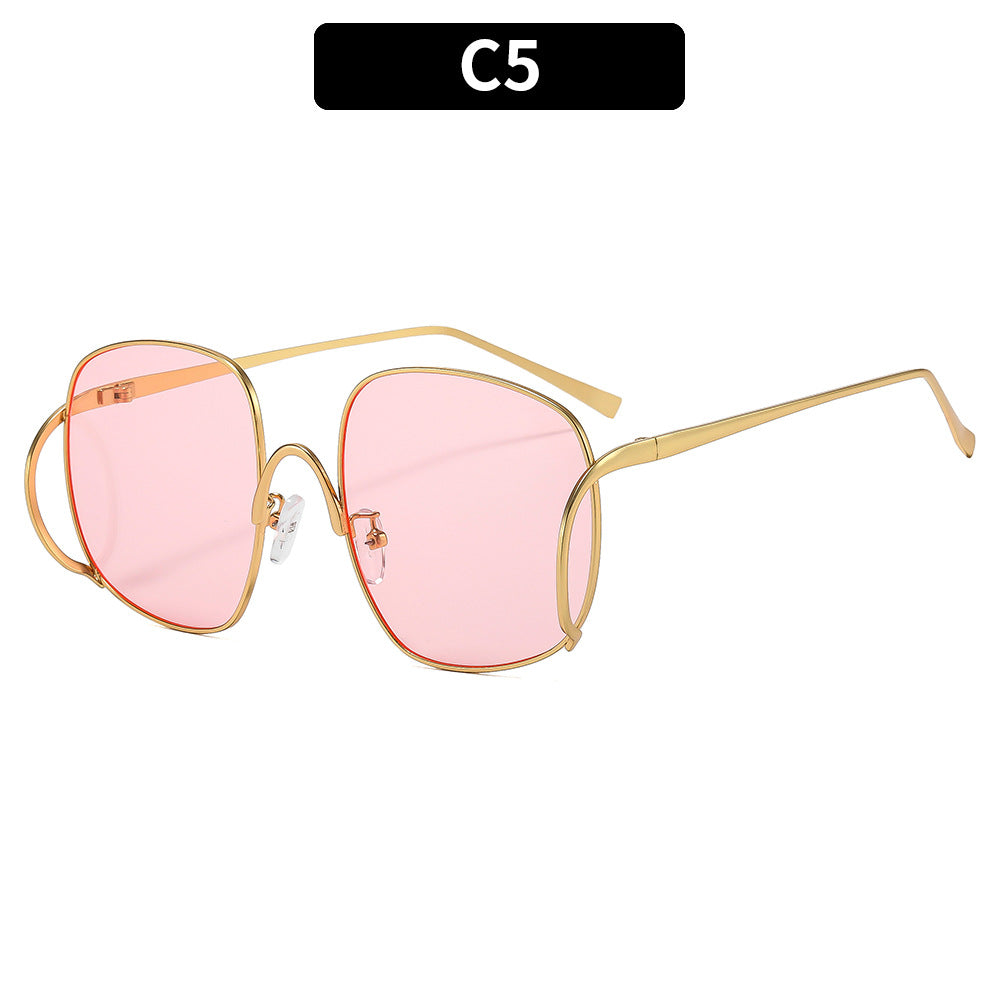 Fashionable Punk Style Oversized Sunglasses for Parties