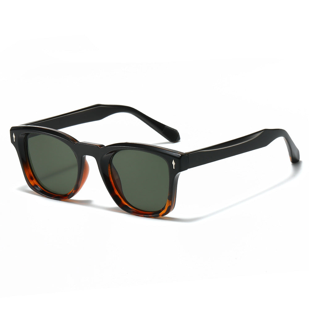Stylish Square Sunglasses with Bullet Design for Men and Women