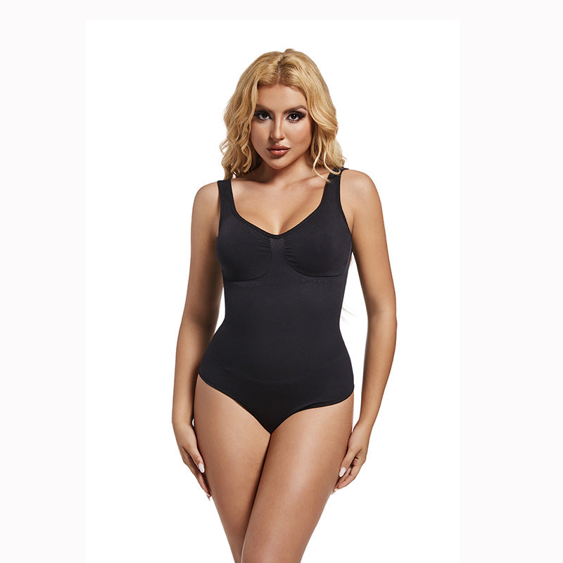 V-Neck Shaping Bodysuit For Plus Size