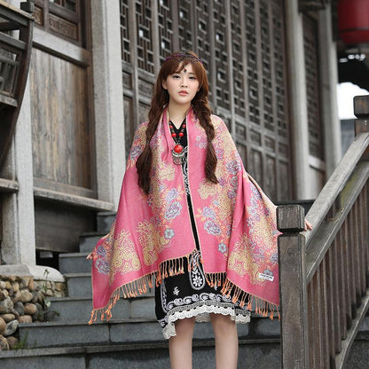 Nepal Ethnic Style Shawl Scarf