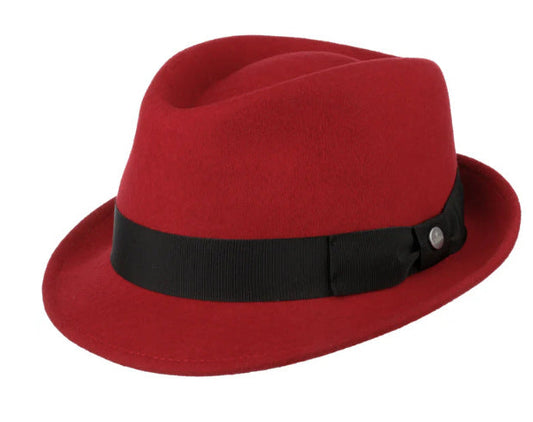 Vintage Wool Jazz Hat Adjustable Stylish Outdoor