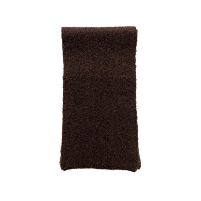 Knitted Wool Blend Solid Color Scarf for Women