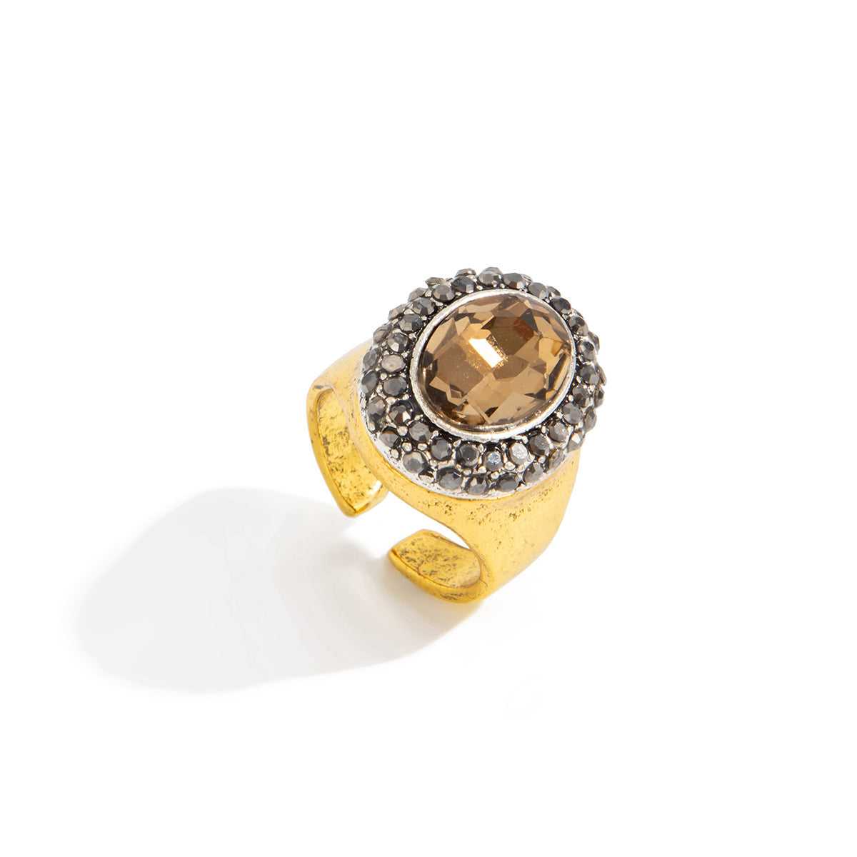 Vintage Geometric Acrylic Ring Fashion Jewelry For Women