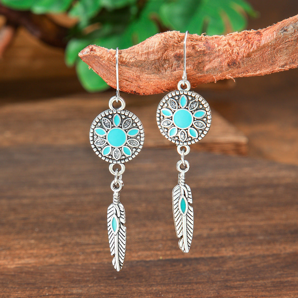 Trendy European & American Long Geometric Drop Earrings