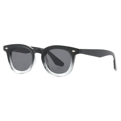 Trendy Oval Frame Sunglasses Stylish UV400 Protection