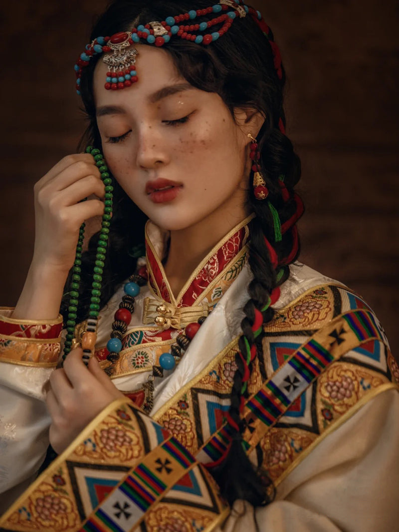 Tibetan Style Retro Ethnic Style Forehead Decoration Exotic Style Forehead Chain.Headwear