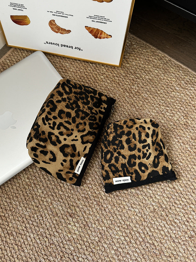 Mini Makeup Bag Canvas Cosmetic Organizer Travel Pouch