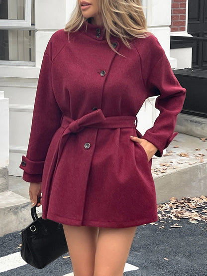 Elegant Casual Long Sleeve Sweater Coat for Women