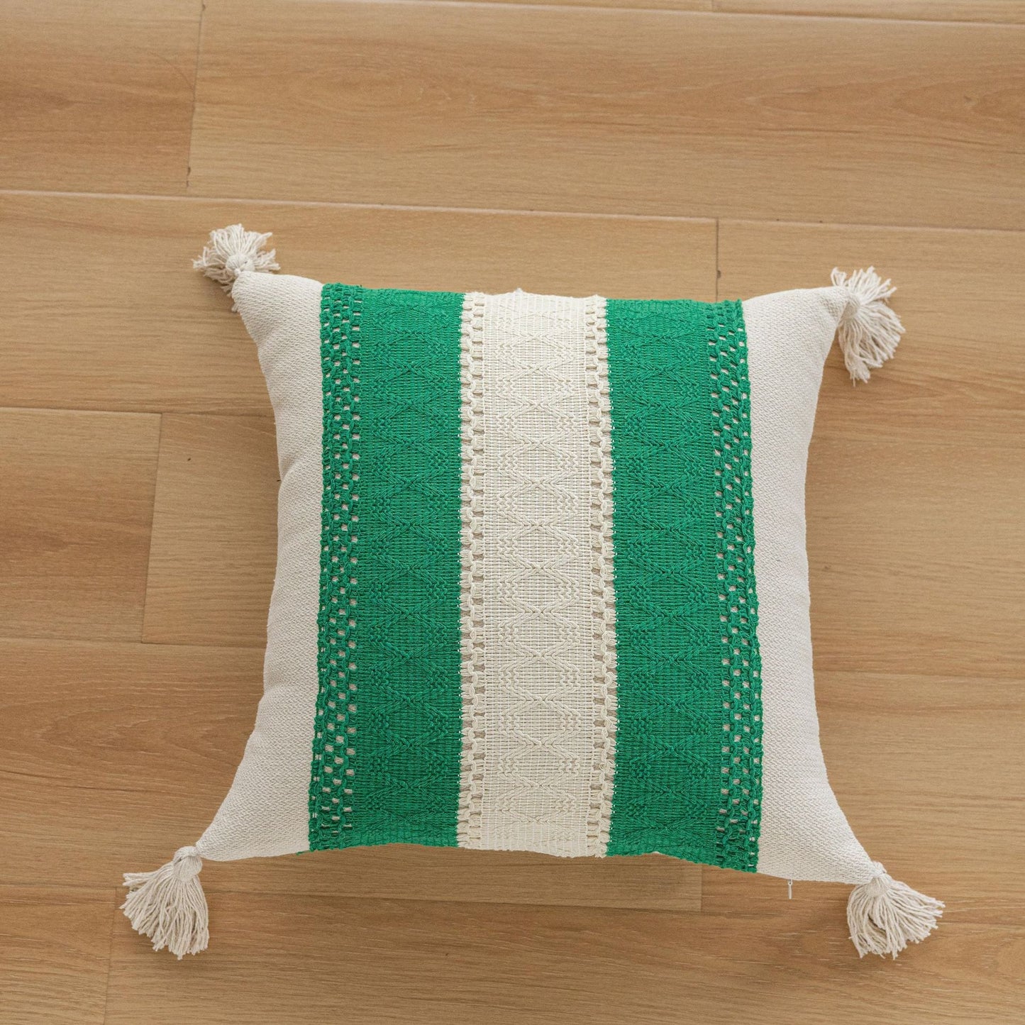 Minimalist Christmas Jacquard Tassel Cushion Covers