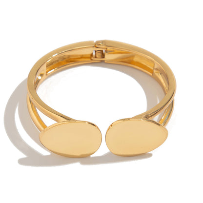 Double Layer Dainty Circle Bangle Bracelet Set