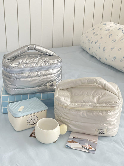 Portable Waterproof Makeup Bag Large Capacity Simple Design