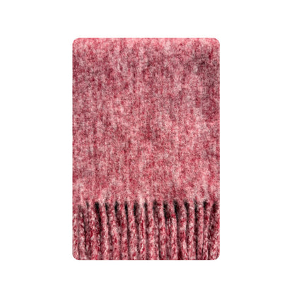 Chunky Tassel Solid Wool Scarf for Women