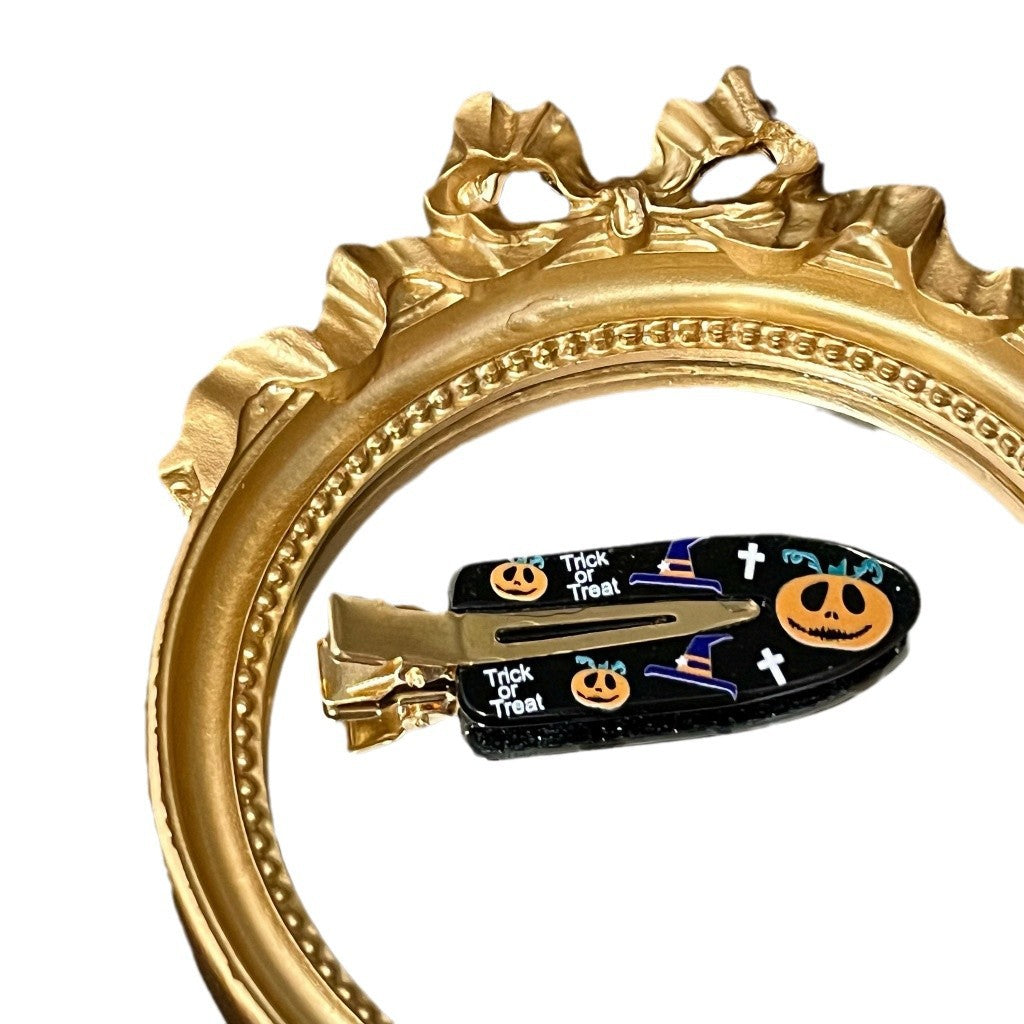 Sweet Halloween Bat Spider Hair Clip