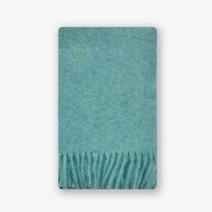 Winter Solid Color Thick Tassel Wool Scarf