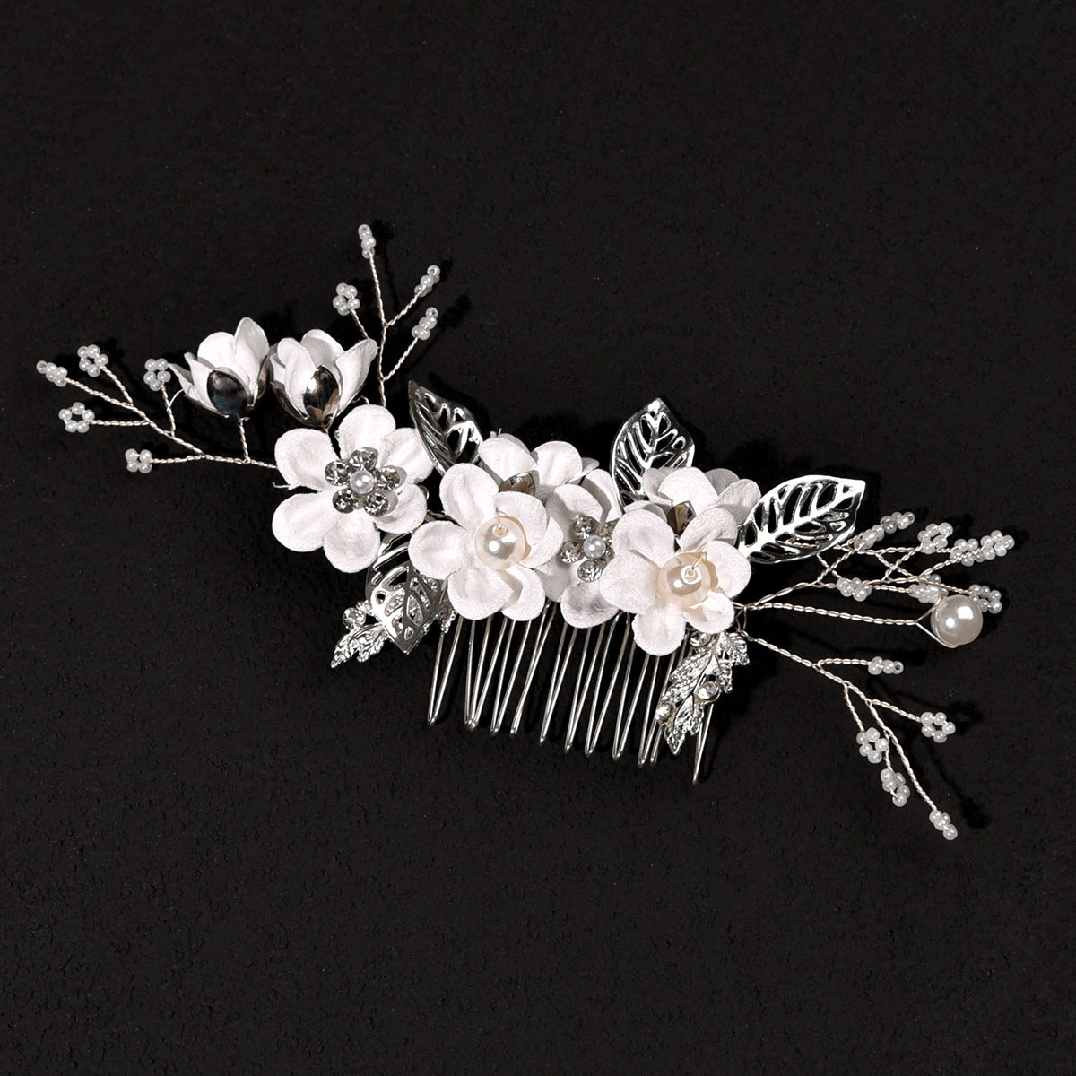 Floral Hair Combs for Weddings and Parties, Elegant Kids Hair Accessories