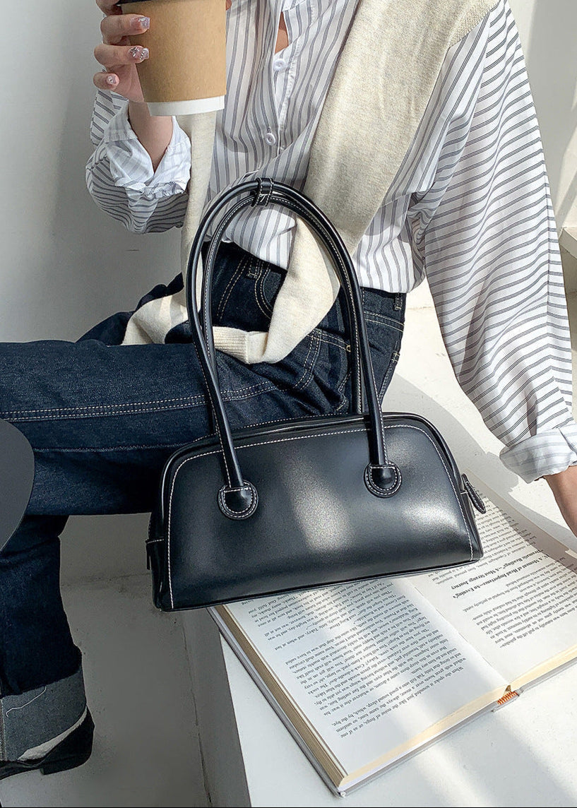 Mini Shoulder Bag Faux Leather Compact Style