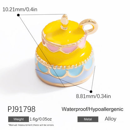 Cute Cartoon DIY Jewelry Accessories Colorful Pendants for Crafting
