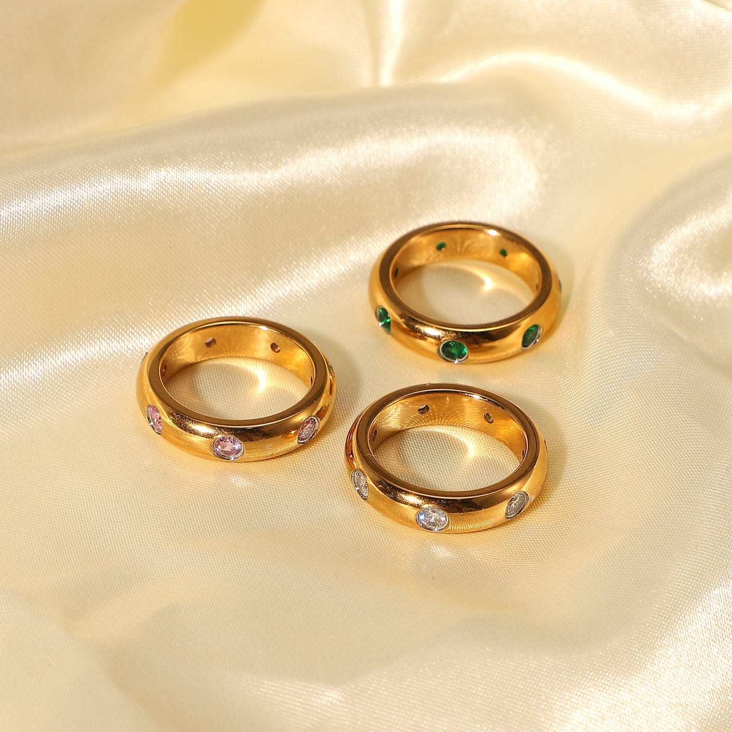Vintage Diamond Simple Ring