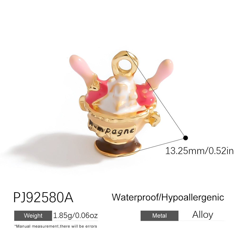 Colorful Airplane Pendant DIY Craft Accessories