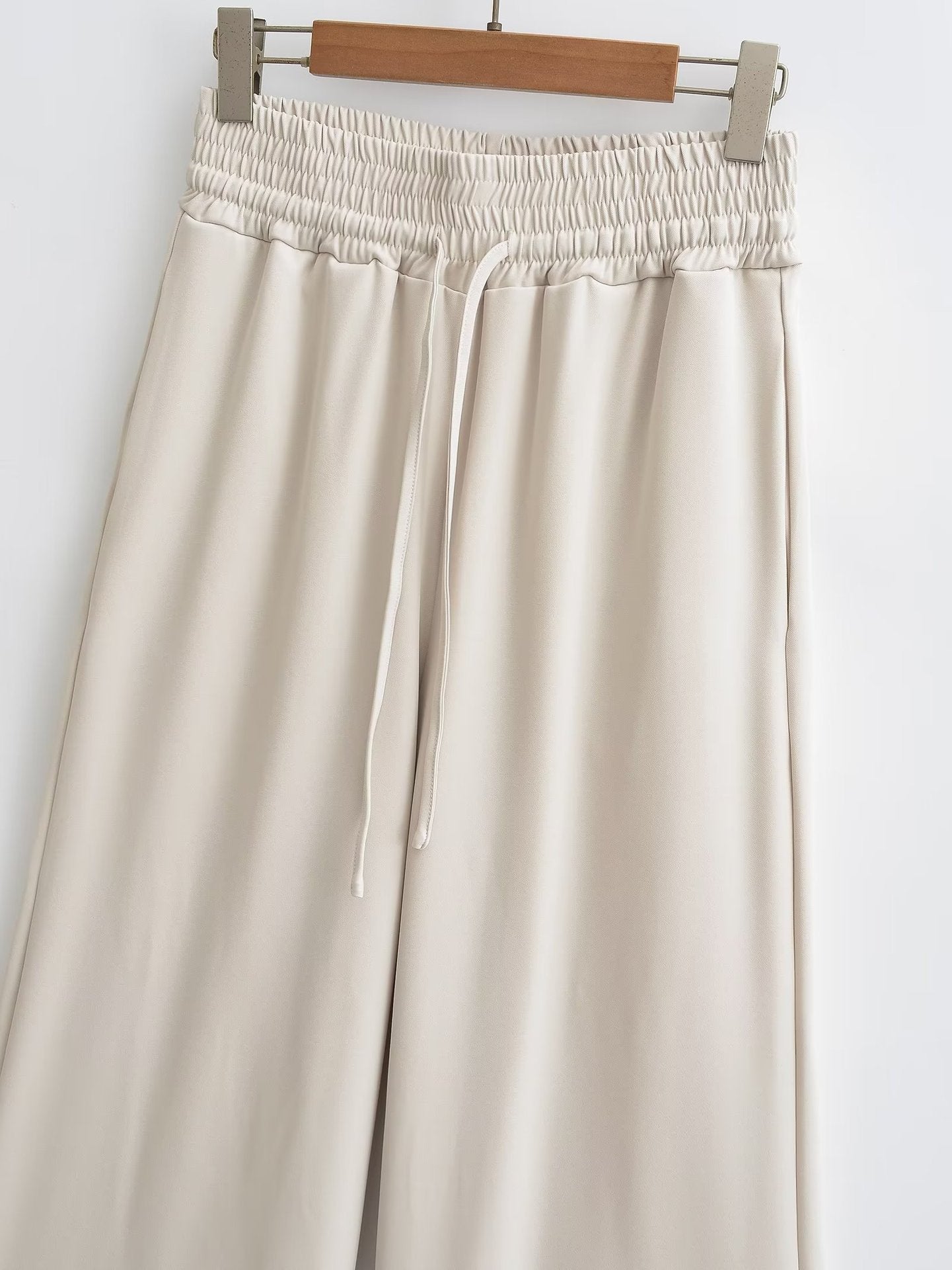 Solid Color Split Vest and Pants Sets