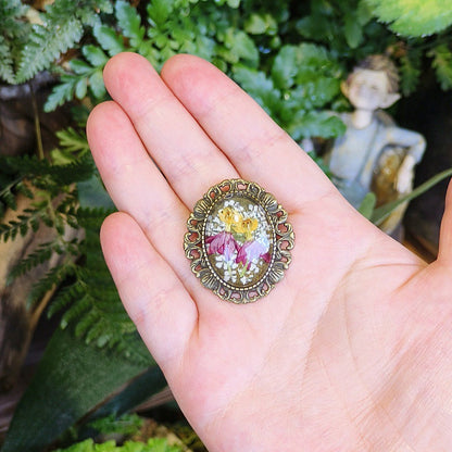 Flower-Inspired Handmade Vintage Floral Jewelry Set