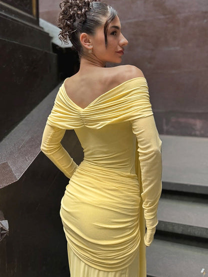 Sexy Off-Shoulder Bodycon Dress