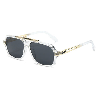 Retro Square Sunglasses Unisex Fashion UV400 Protection
