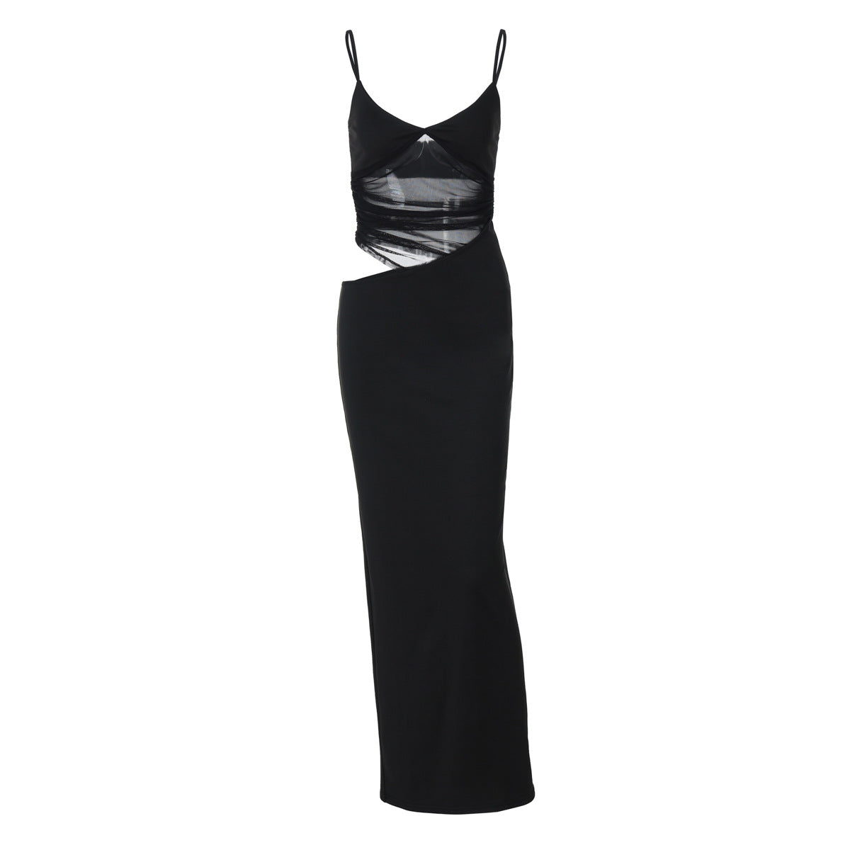 Trendy Sexy Cut-Out Mesh Cami Dress